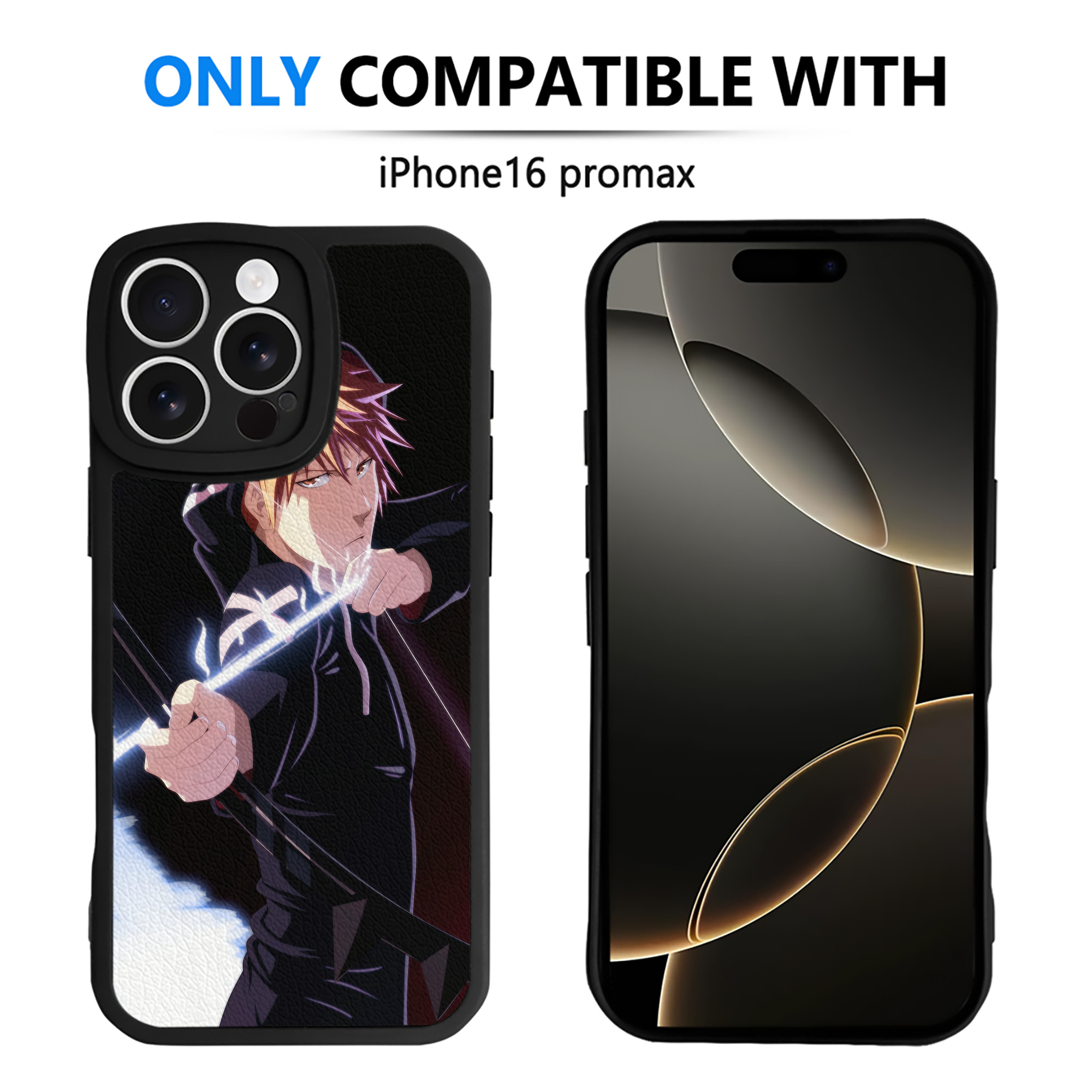 （画像用） ブリーチ BLEACH 【iPhone 16シリーズ対応】シリコンスマホケース（レザー調） 材質：シリコン